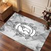 Tappeto in Velluto di Cristallo con Stampa del Derby County Football, Comodo Assorbente d'Acqua Antiscivolo Tappeto per Pavimenti Interni