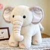 Cute Cream Elephant Plush Toy For Kids Girls Boys Gift With Pp Cotton Filling