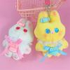 Cute Lace Rabbit Plush Toy Keychain Darling Keyring For Bags And Backpacks