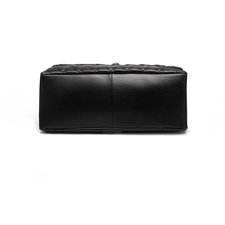 Módní dámská taška Značková taška s diamantovým prošíváním a řetízkem přes tělo Mřížková designová taška přes rameno s hlavou orla Velká taška