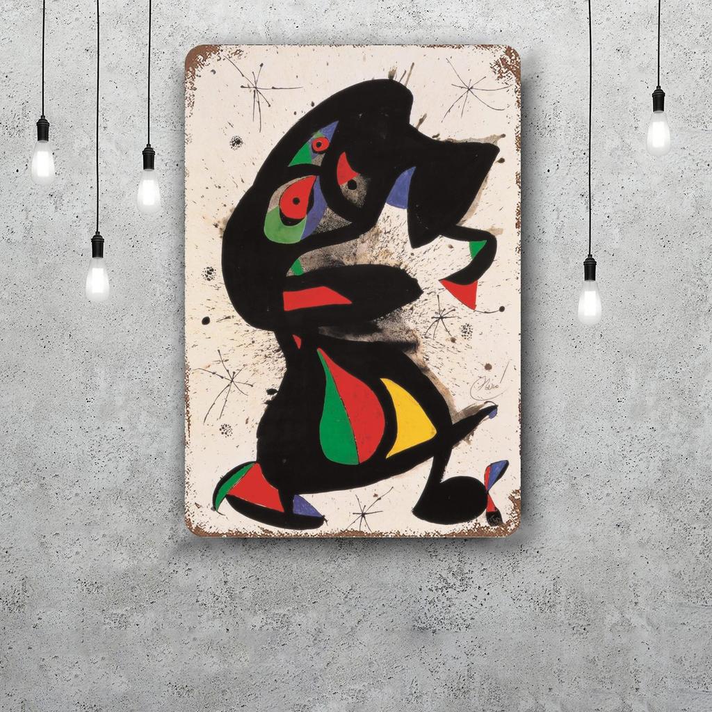 miro art Vintage Tin Sign Home Decor Wall Decor Art Wall Mural Room Decoration Decor Retro Metal Sign Plate Bar Posters