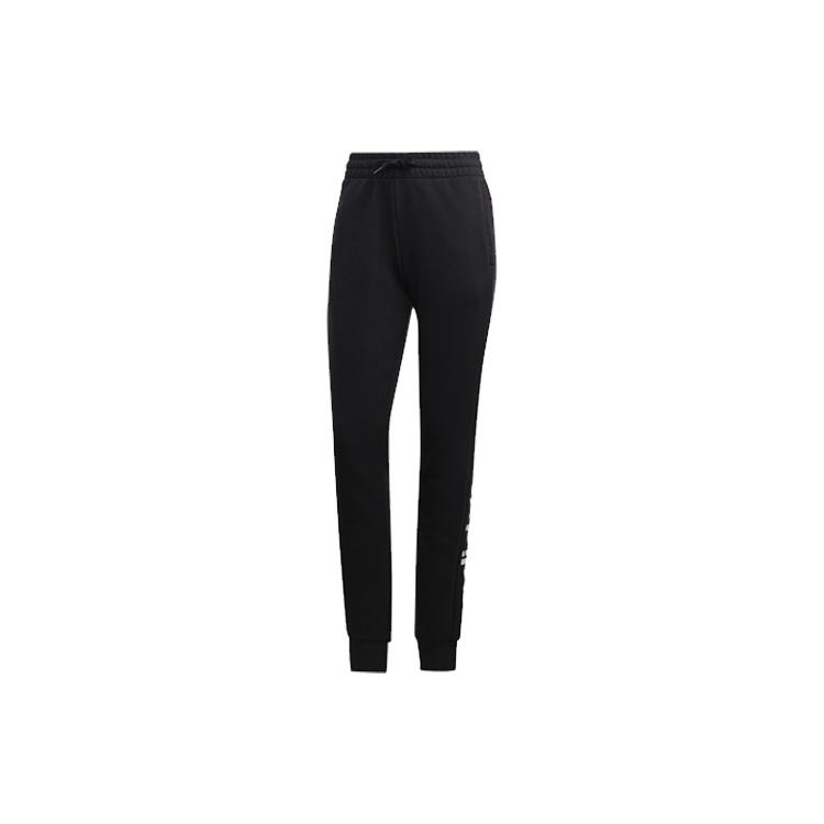 (WMNS) adidas Essentials Linear Pants Asia Sizing Black Women s DP2398 S
