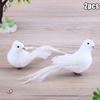 Vogel Künstliche Tauben Draußen Schaumstoff Liebhaber Ornament