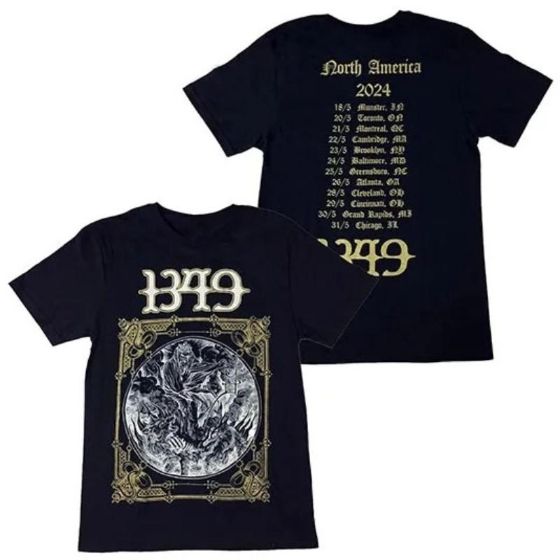 

Heavy metal band mens Tshirt summer highquality retro streetwear 1349 graphic womens round neck rock short sleeved top L
