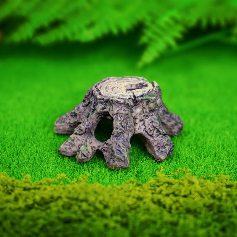 

Пещера-укрытие для рыб Рептилии Место для баскинга Укрытие Среда обитания Любители рептилий Снаряжение Аксессуар для среды обитания питомца серый