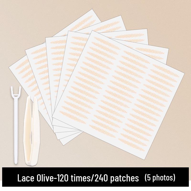 Invisible Water-Activated Lace Eyelid Tape - No Glue, Long-Lasting Fairy Eye Strips