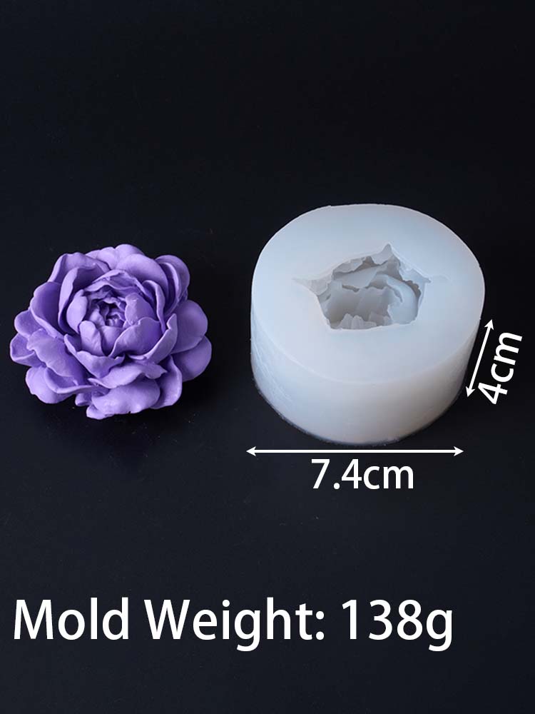 

3D Jasmine Silicone Candle Mold DIY Valentine s Day Flower Shape Plaster Making Chocolate Baking Molds Home Decor Craft Gifts