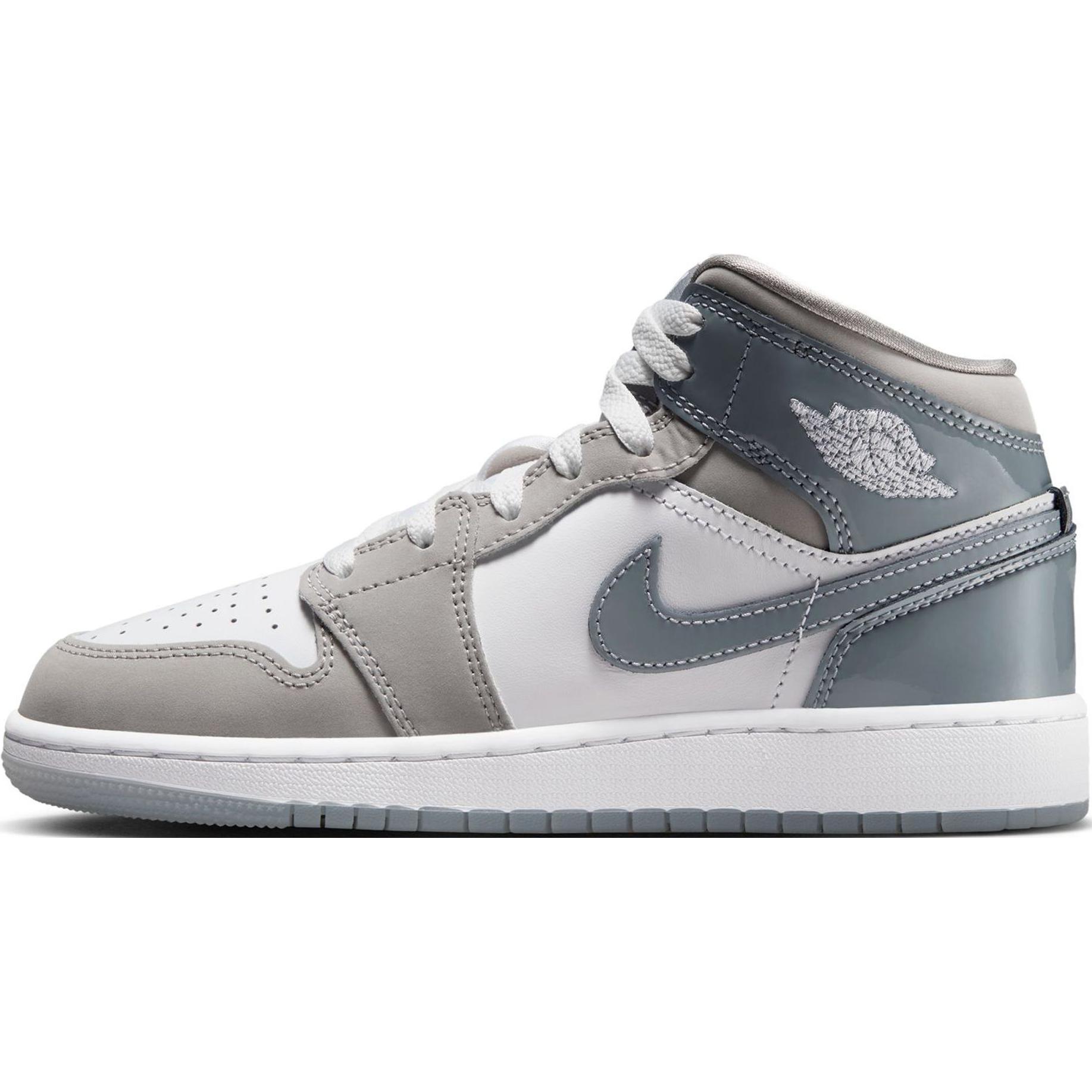

Air Jordan 1 Mid SE GS Белый Cool Grey HF3193-100 36