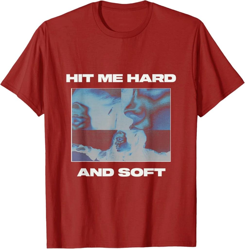Billie Eilish HIT ME Hard and Soft Inverted Red T-Shirt