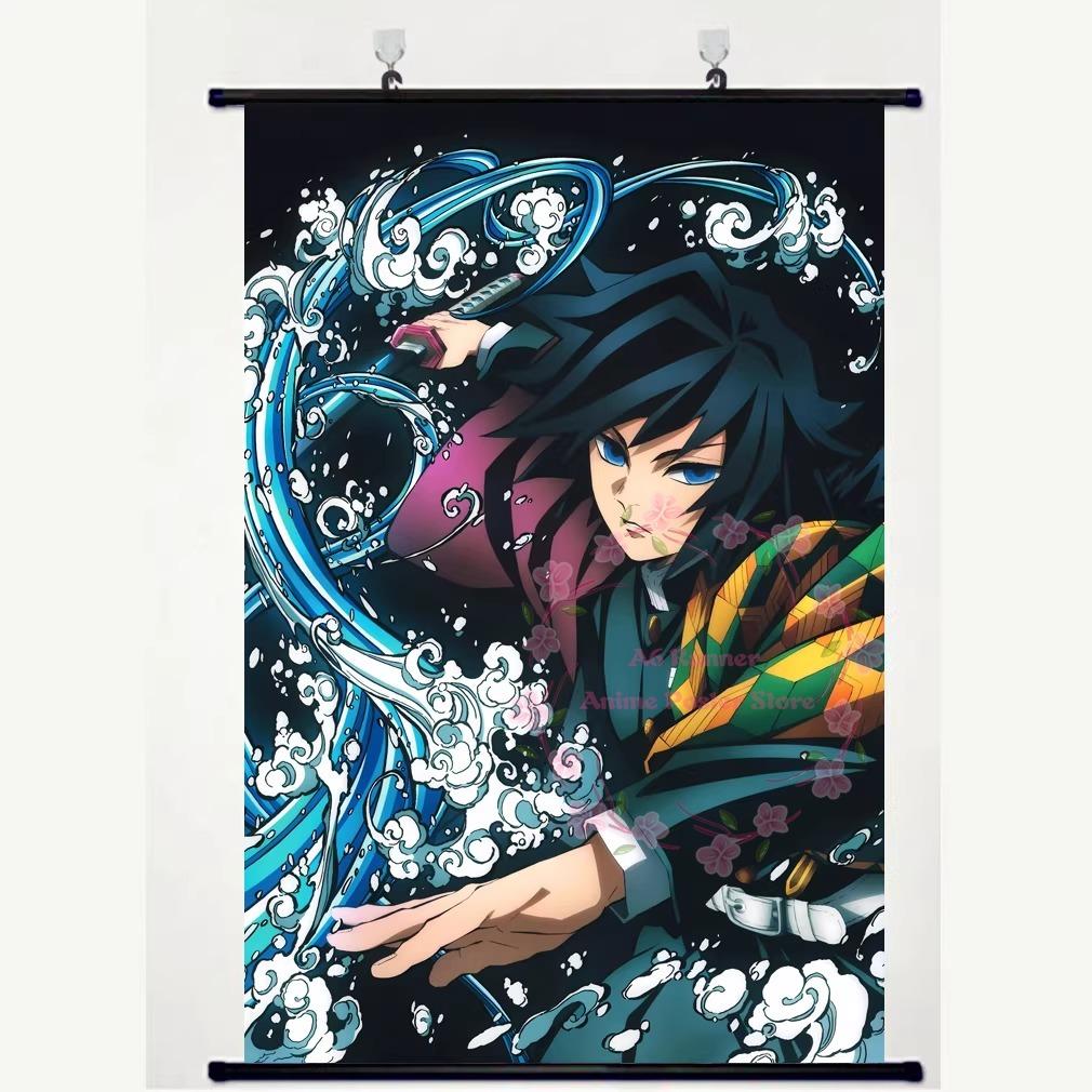 Tasse D-Demon S-Slayer Château de Mugen Neuf Piliers Tomioka Giyu Tanjiro Papillon Ninja Affiche Rouleau Anime Produit Dérivé