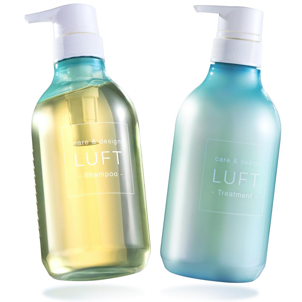 LUFT Shampoo and Treatment Smooth 500mL Soothing Floral Smooth and PPT Amino Acid Care Large Capacity Set, Type, Each, Scent, Smooth, Serum, Shampoo,