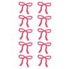 Attachable Polyester Bows Applique For Clothing Accessories DIY Hair Decors Fabric Craft Supplies Design