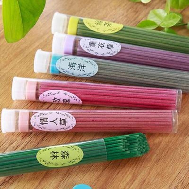 50 Pcs Incense Sticks Natural Vanilla Sandalwood Rose Scent Air Freshener Home Decor