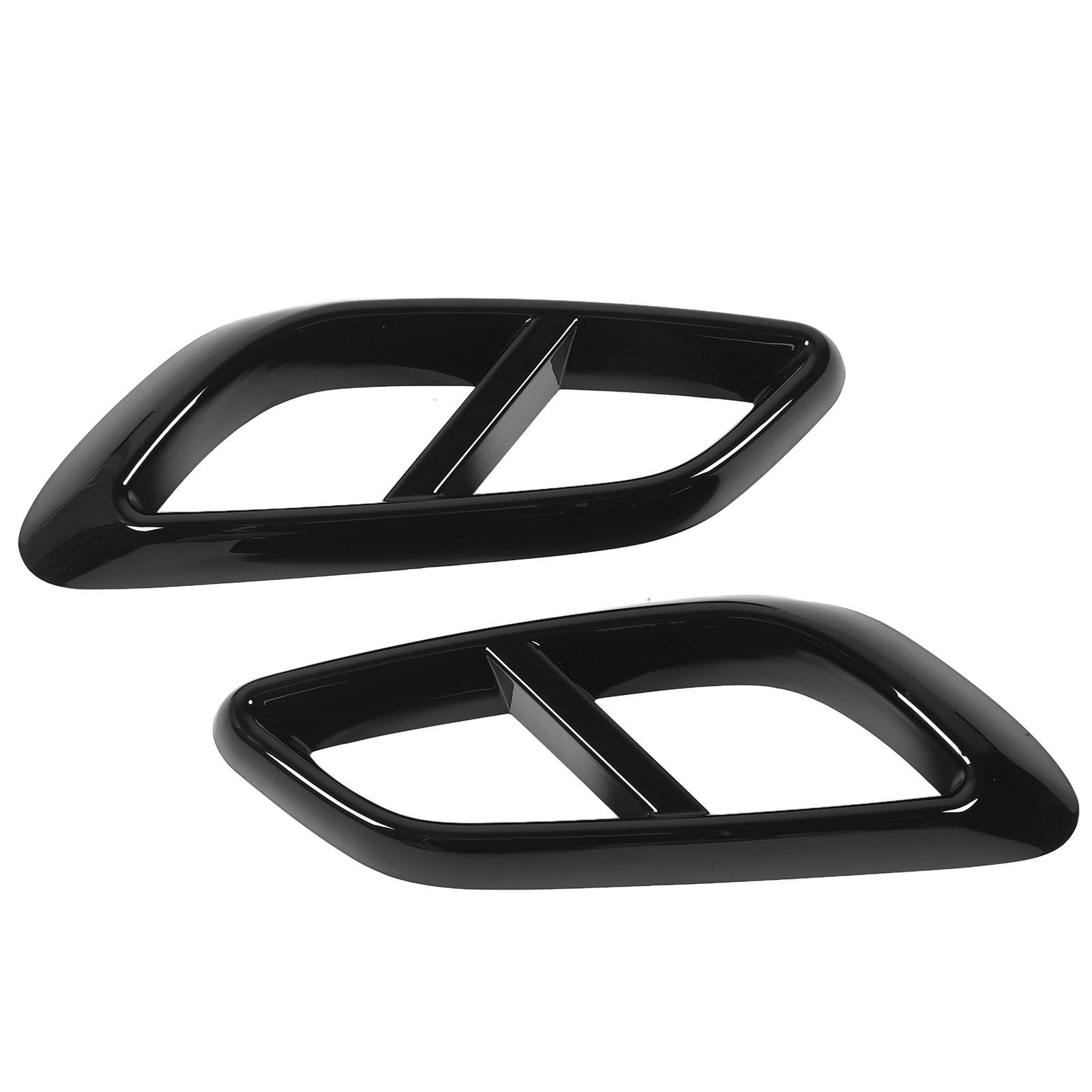1 Paar Auto Buitenste Uitlaatpijp Dempers Uitlaat Tip Pijp Cover Trim Links Rechts Vervanging voor   CLE-Klasse   C236  ‑Line