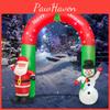 Festive Inflatable Christmas Decoration Glowing Santa Claus Snowman Gingerbread Man Yard Ornament
