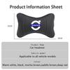 Leather Car Seat Headrest Memory Foam Comfort Neck Pillow Auto Interiors For Volvo Rdesign XC60 XC40 V60 V40 EX30 XC90 S60 V50