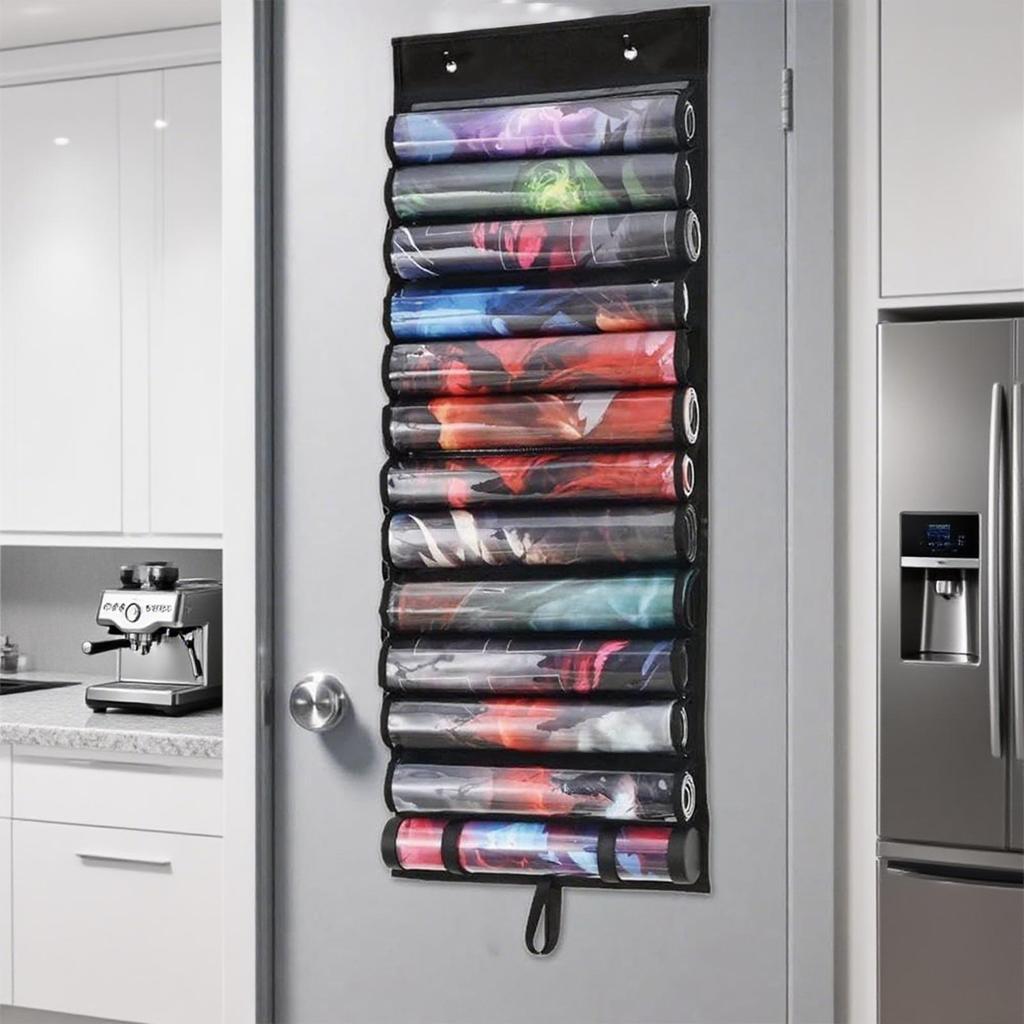 Game Mat Tube Holder Portable Game Mats Case Organizer Bag With Transparent Slots For Family Gatherings Birthday Party Play Area