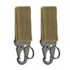 Tactical Hook And Loop, Mountaineering Hook And Loop Key Bag Accessory Nylon Mesh Hook And Loop Strap, Triangle Keychain For Out
