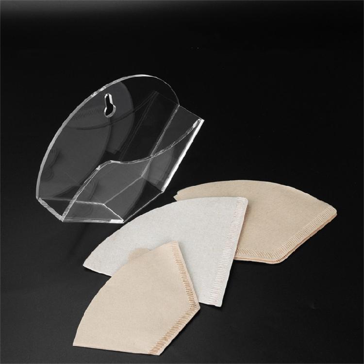 Coffee Filter Holder Manual Brewing Tool Paper Dispenser Coffee Filter Stand Acrylic Texture Suitable for Paper Filter