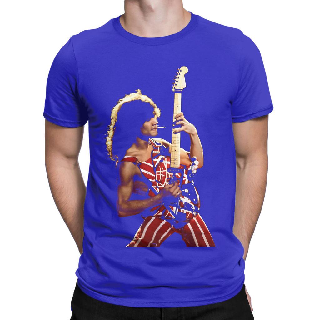 EDDIE VAN HALENsss Funny 100 Cotton TShirt Van Halen Tees Tops For Unisex