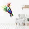 Iron Parrot Figurines Home Courtyard Park  Bird Decoration Parrot Pendant Craft Outdoor Garden Furnishing Ornament