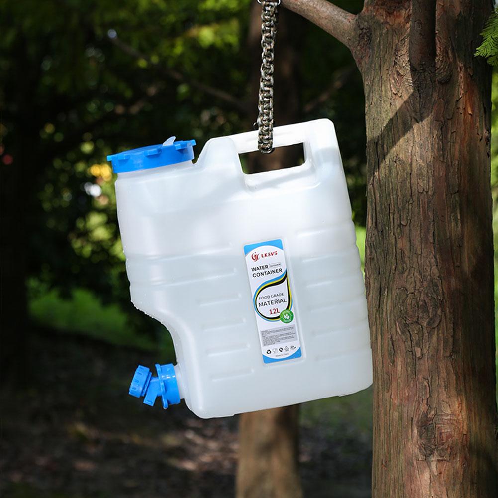 Water Storage Container Lid with Spigot Leak-Proof Water Tank Lid Drinking Water Bucket Cap for Outdoor Picnic