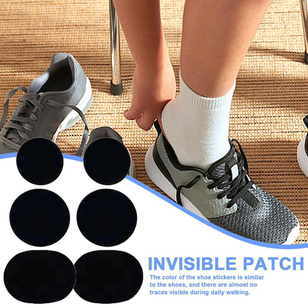6 Stück Schuhloch-Reparaturpflaster Schuhreparaturpflaster-Set Selbstklebendes rundes Schuhloch-Pflaster-Set für Sportschuhe High Heels