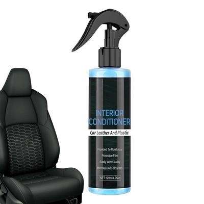Leather Seat Cleaner for Cars Leather Cleaning Foam Spray 120ml Auto Leather Care Spray for Shoes Truck Motorcycle Handbag Sofa