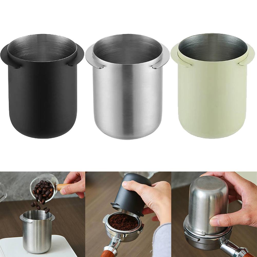 Espressozubereitung Espresso-Messbecher Kaffee-Dosierbecher Integrierter Mahlwerk-kompatibler Becher Haushaltsware 5,8*5,8*7,2cm