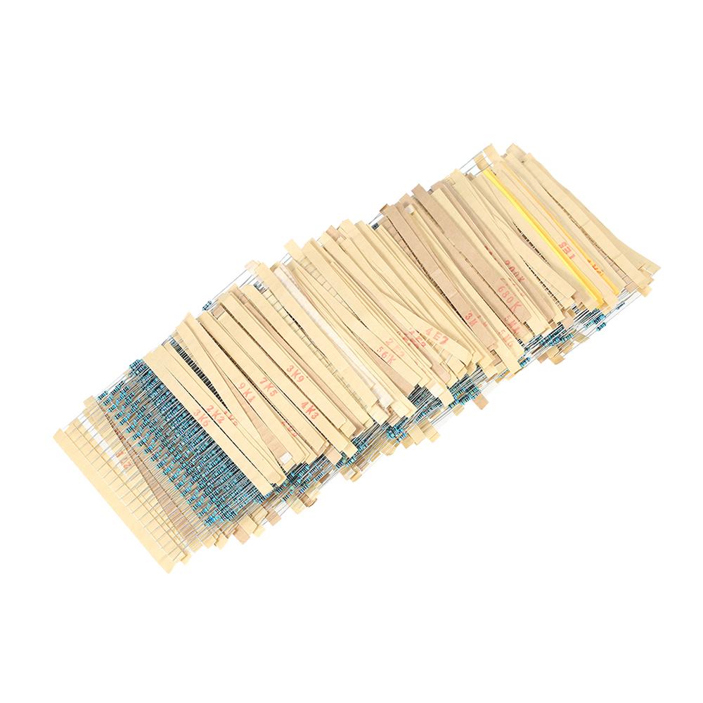 3120pcs 156 Values 1 Ohm To 10M Ohm 1 4W 1percent  Metal Film Resistors Assortment Kit Electronic Components