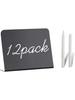 12Pack Mini Chalkboard Sign Chalkboard Signs Food Party Chalkboards Labels Message Blackboard Chalk Table Display Price Tabletop