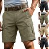 Mens Summer Cargo Shorts Relaxed Fit Outdoor Hiking Shorts Multi Pocket Sports Shorts Casual Work Shorts