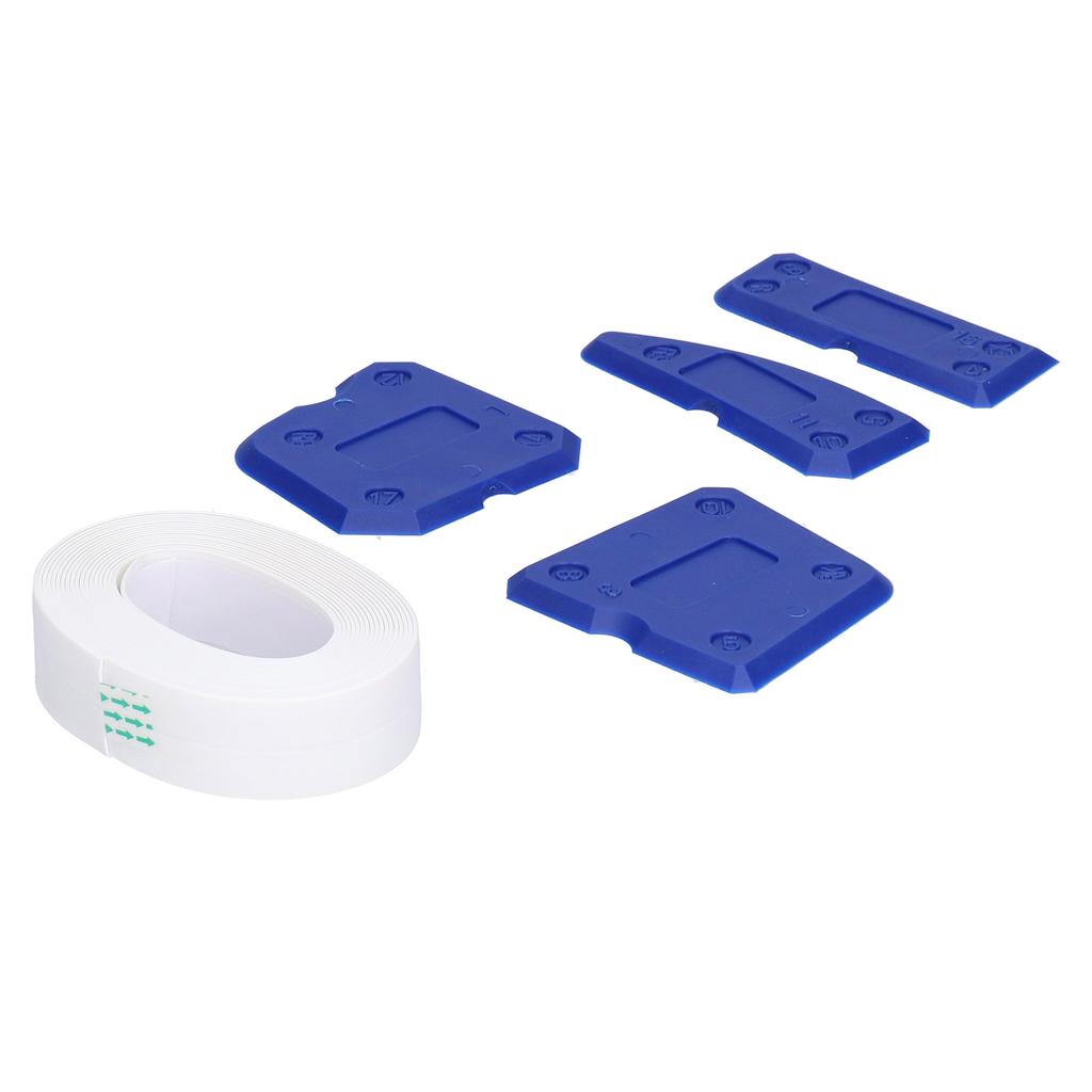 Sealing Caulk Tape Mould Proof SelfAdhesive with Scrapers for Kitchen Bathroom Floor