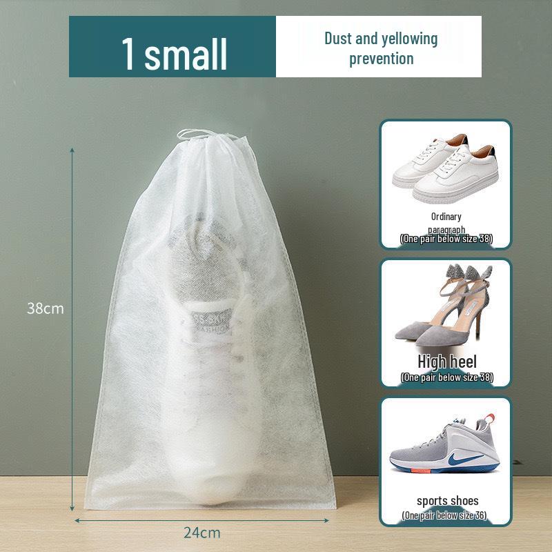

Disposable White Non-Woven Shoe Dust and Drying Bag Large 32*48CM
