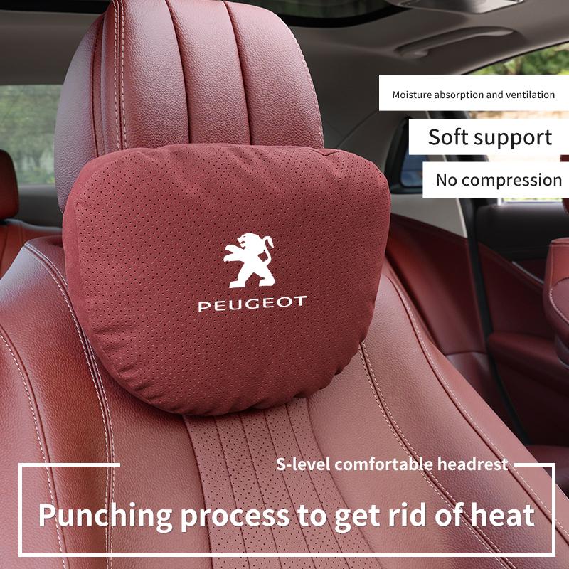 Car Seat Headrest Backrest Peugeot GT 106 107 108 206 207 208 301 307 308 406 407 408 508 601 607 2008 3008 4008 5008 RCZ Rifter