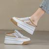 2025 spring half slippers women's bag head outer wear muffin thick sole inner height increase breathable shoes women's tide shoes ins Wenzhou women's