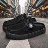 Fashion Retro Designer Shoes Man Summer Comfortable Suede Casual Shoes For Men Platform Slip-on Men's Loafers zapatos para hombre