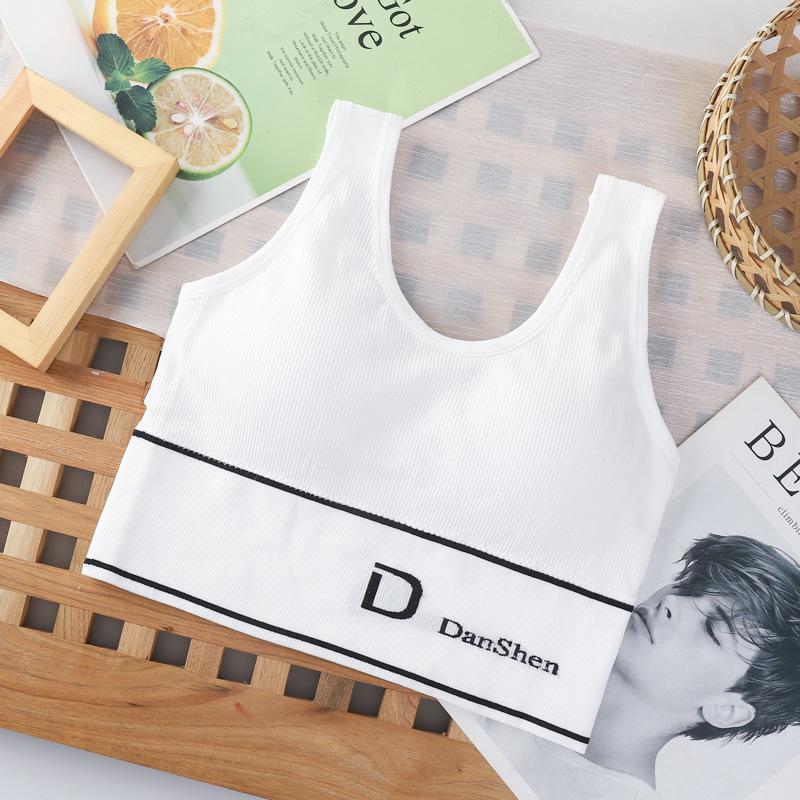 Podprsenka D-košíček s hlubokými zády ve tvaru U, bezešvá, bez kostic, sportovní na jógu