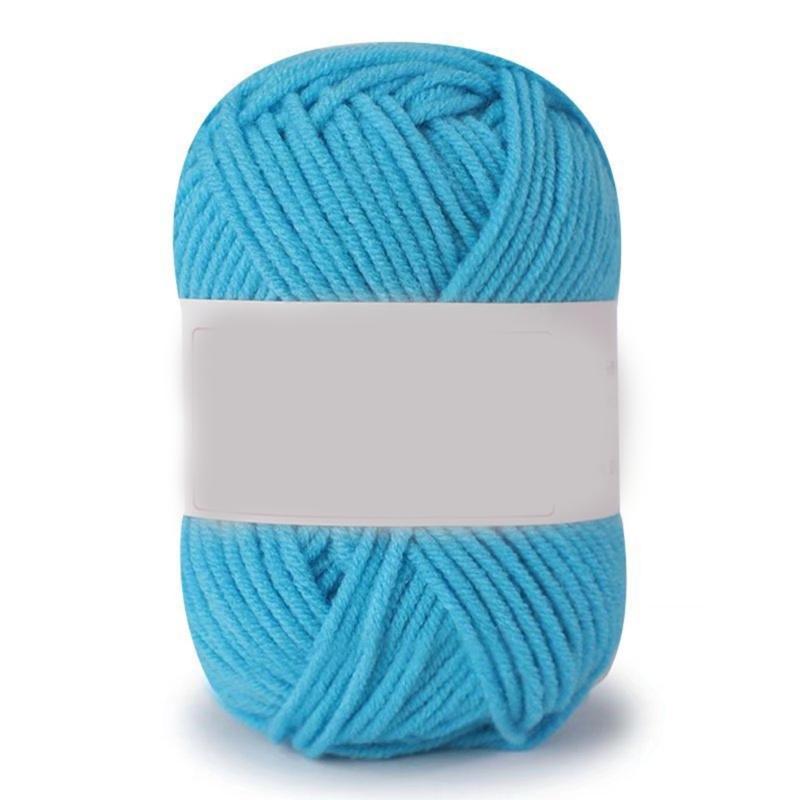 Farbige Garne Einfarbige Garne für Strickbegeisterte Do-It-Yourself-Garn Strickwaren für Babykleidung und Heimdekorationen