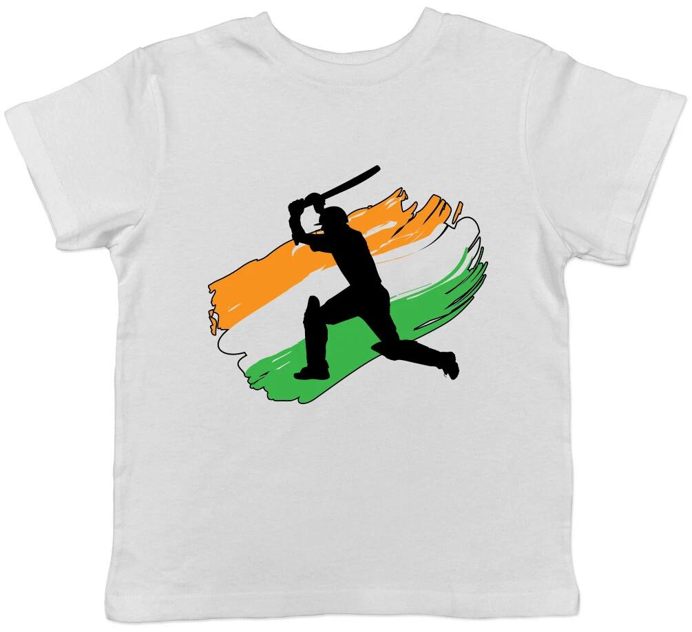 India Cricket Boys Girls Kids Childrens T-Shirt Tee 130