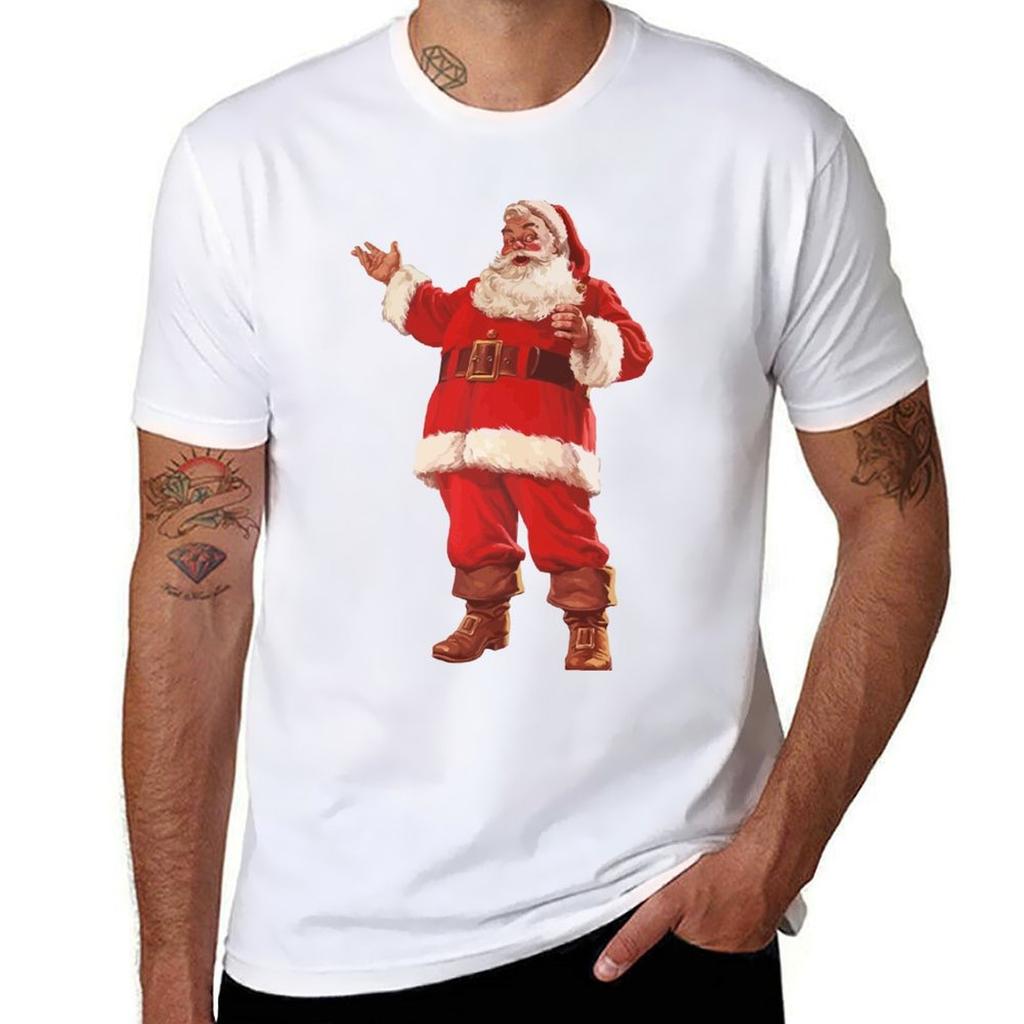 Christmas Father Tshirt Everyday Wear Basic Short Sleeve Top