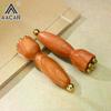 Mini Lotus Seedpod Brass Bead Wood Facial Gua Sha Eye Facial Point Massager Relaxatiow Meridians Acupoint Massage Tool