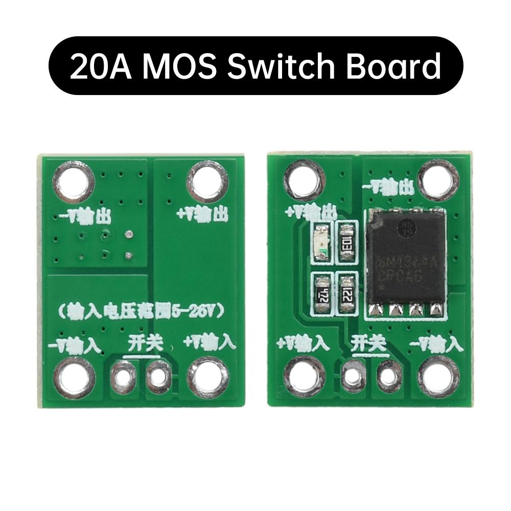 

20A 50A 100A High Power MOS Trigger Switch Driver Module Field Effect Tube PWM Regulation Electronic Switch Control 5-26V