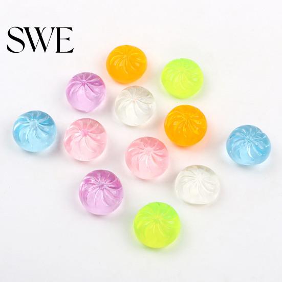 Dumpling Fidget Toy Stress Relief Squeeze Clear Mini Steamed Bun Sensory Reducer Soft Stretchy Ball Party Favors Portable