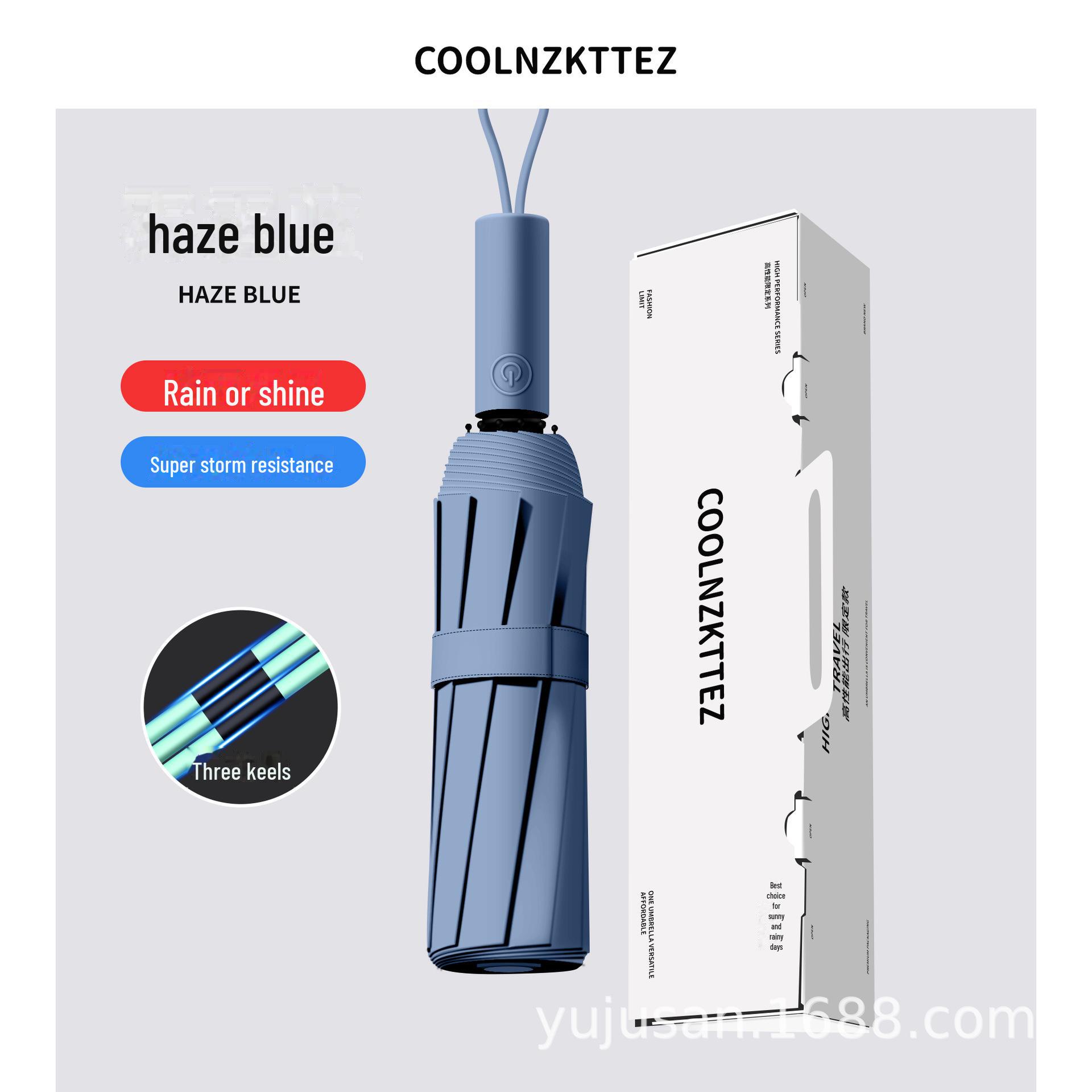 

72-Bone автоматична чоловіча парасолька: Масив дерев яного зерна, захист від ультрафіолету, індивідуальний логотип