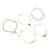 Korean Delicate Metal Bracelet Vintage Simple Link Chain Bracelets For Women Gift Daily Jewelry Accessories