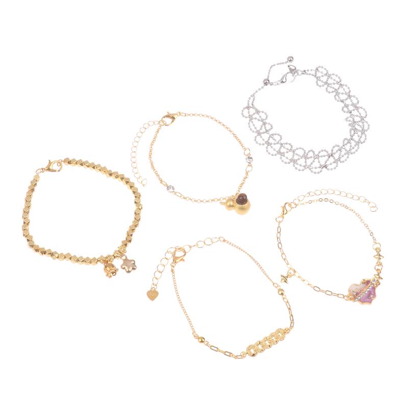 Korean Delicate Metal Bracelet Vintage Simple Link Chain Bracelets For Women Gift Daily Jewelry Accessories