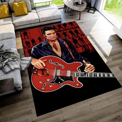 Elvis Presley Carpet Suitable for Foyer Outdoor Dormitory Living Rooms Antislip Carpet Office Home Decor Best for Christmas