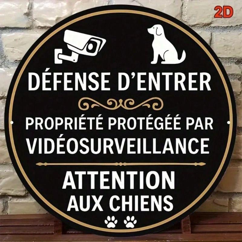 Metal Dog Camera Sign Outdoor Indoor Decor