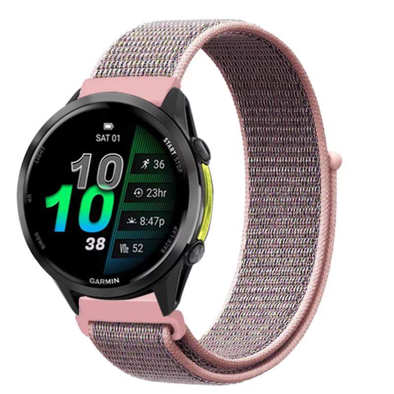Cinturino in Nylon da 22mm 20mm per Garmin Forerunner 970 570 165 965 55 Venu 3 Stile Bandiera Braccialetto alla Moda Garmin Active 6 Approach S50